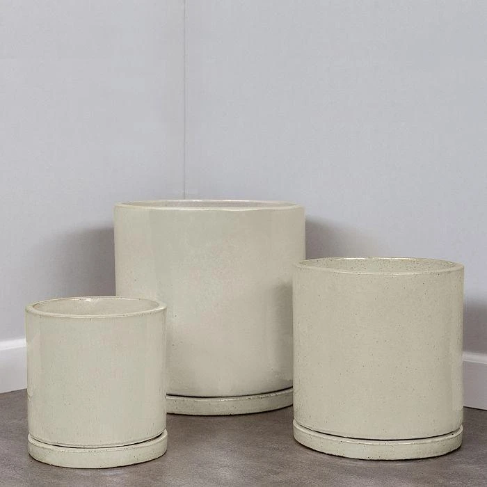 商品CAMPANIA INTERNATIONAL|I/O Series Cylinder Planter, Set of 3,价格¥3400,第1张图片