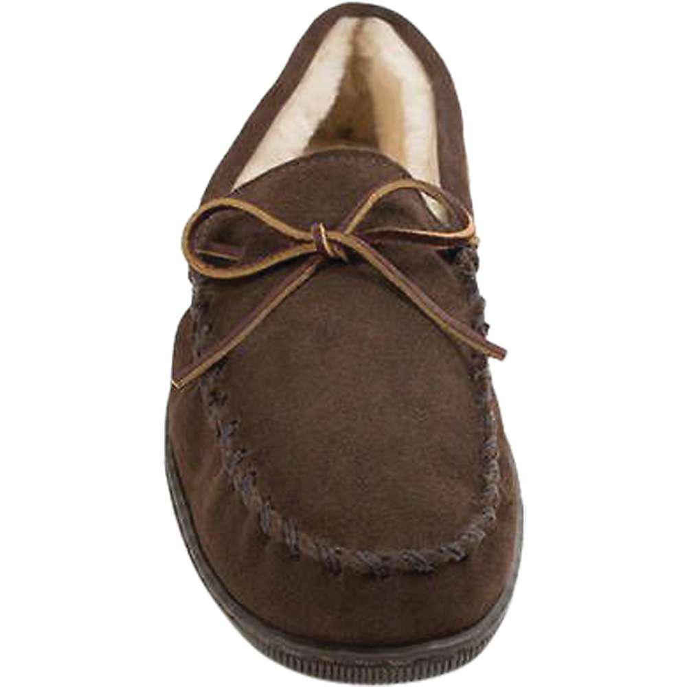 Minnetonka Men's Pile Lined Hardsole Slipper商品第2张图片规格展示