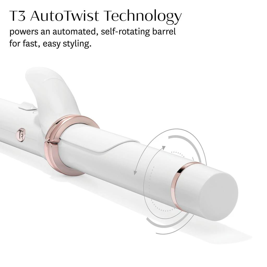 商品T3|T3 CurlWrap 1.25" Automatic Rotating Curling Iron with Long Barrel,价格¥1758,第2张图片详细描述