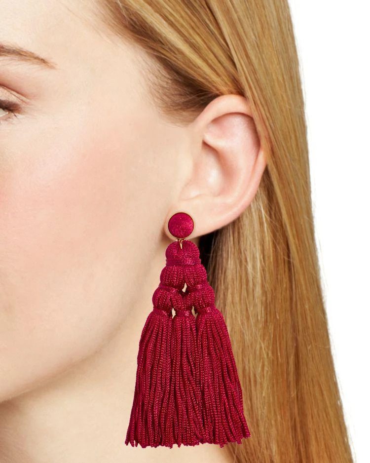 商品BAUBLEBAR|Miana Tassel Drop Earrings,价格¥125,第2张图片详细描述