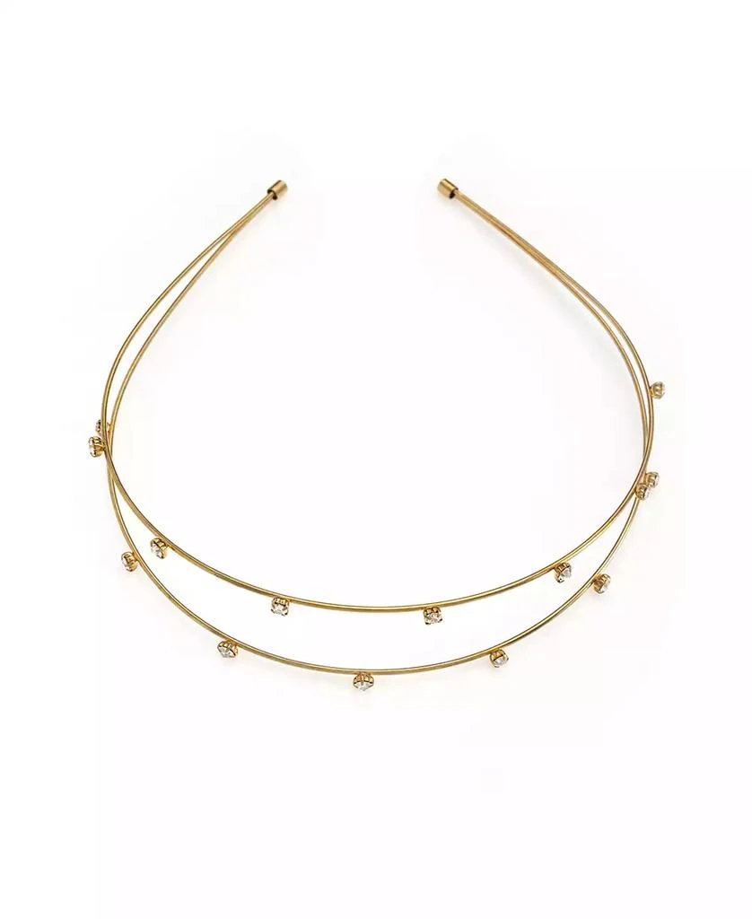 商品Ettika Jewelry|Delicate Crystal Dotted Gold-Tone Headband,价格¥309,第1张图片