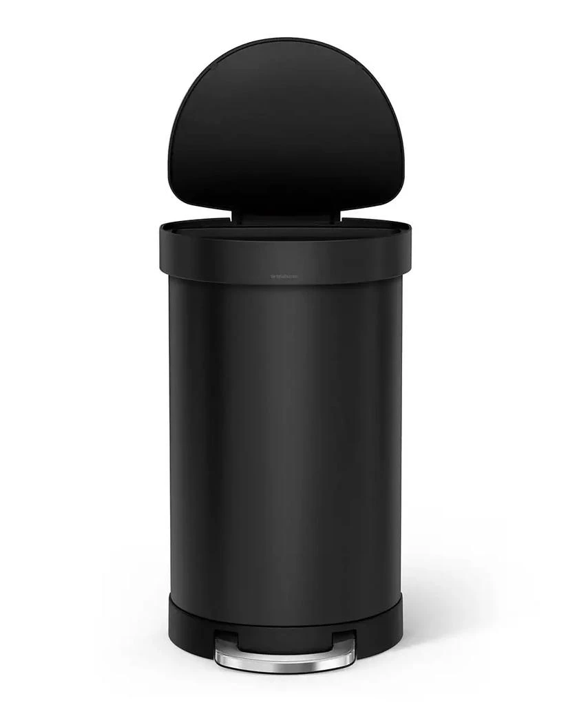 商品simplehuman|45 Liter Semiround Step Trash Can,价格¥815,第4张图片详细描述