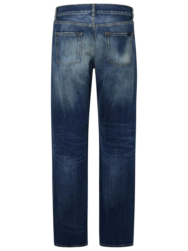 商品Yves Saint Laurent|Saint Laurent Logo Patch Straight Leg Jeans,价格¥2826,第2张图片详细描述
