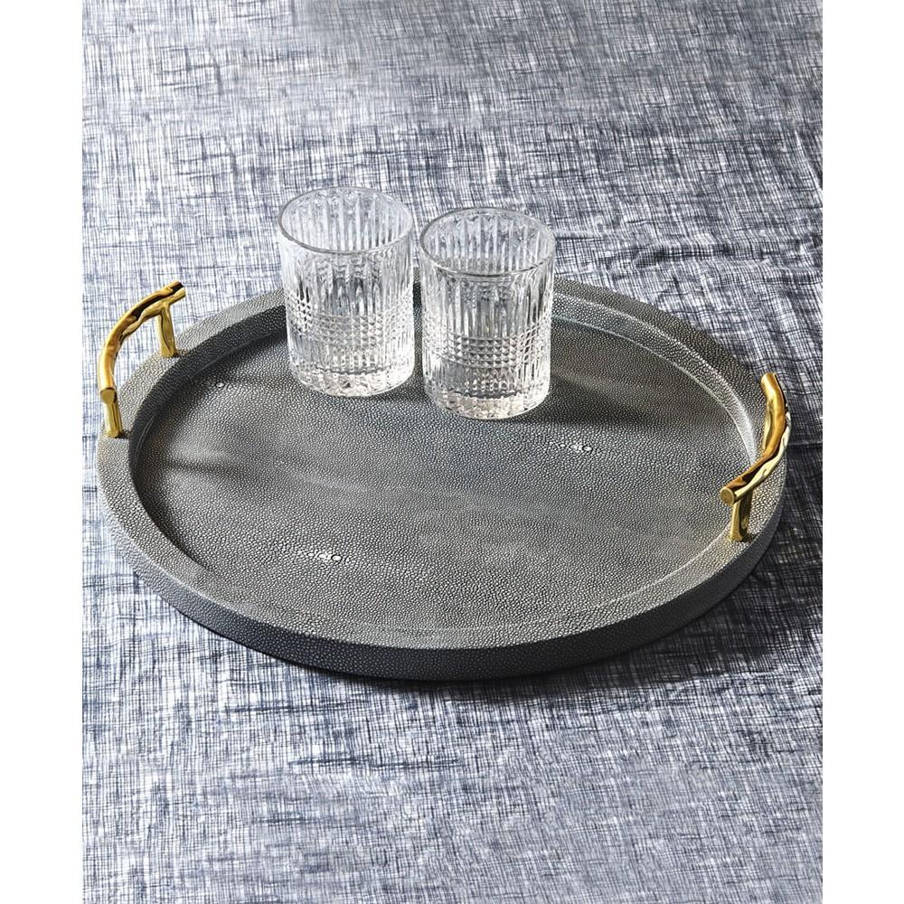 商品American Atelier|Round Tray with Handles, 14" x 19",价格¥914,第4张图片详细描述