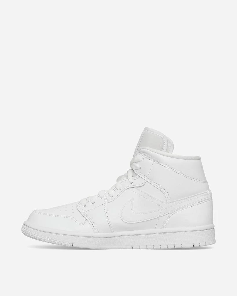 WMNS Air Jordan 1 Mid Sneakers Triple White 商品