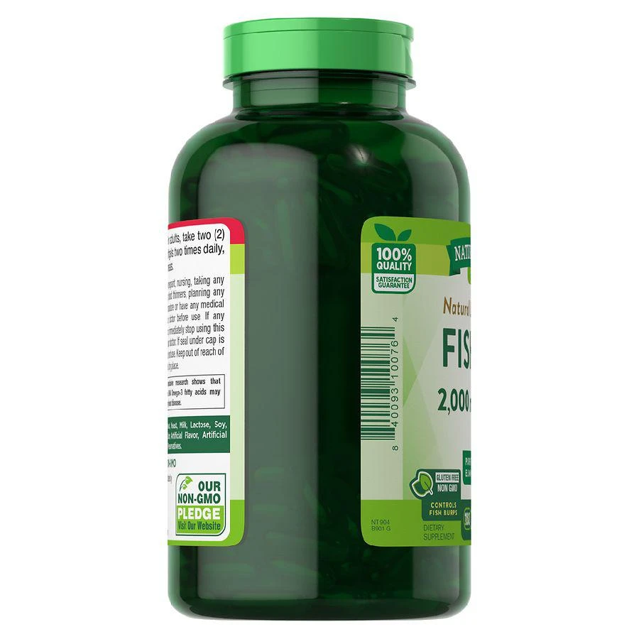商品Nature's Truth|Fish Oil 2,000 mg Lemon,价格¥63,第4张图片详细描述