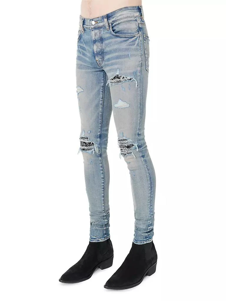 商品AMIRI|Mx1 Bandana Slim-Fit Jeans,价格¥4910,第2张图片详细描述