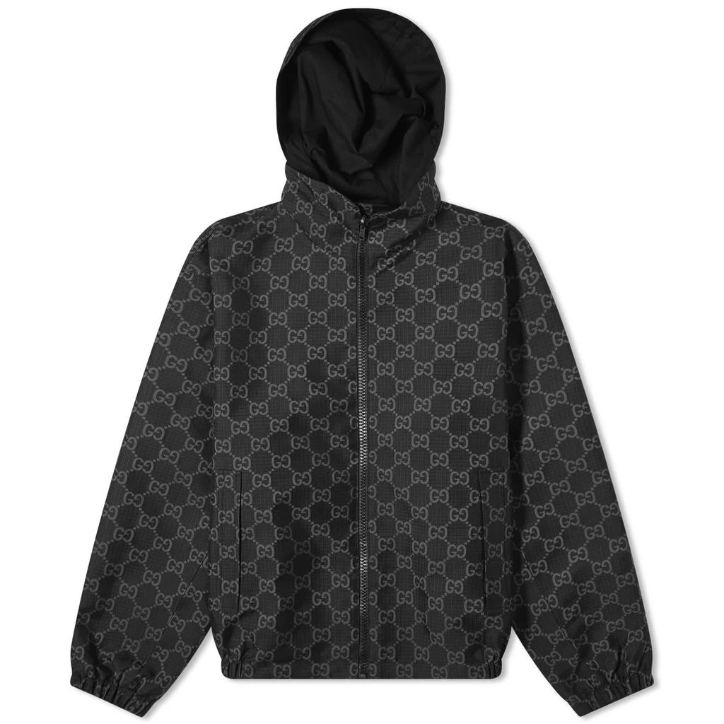 商品Gucci|Gucci Interlocking Logo Ripstop Jacket,价格¥20164,第1张图片