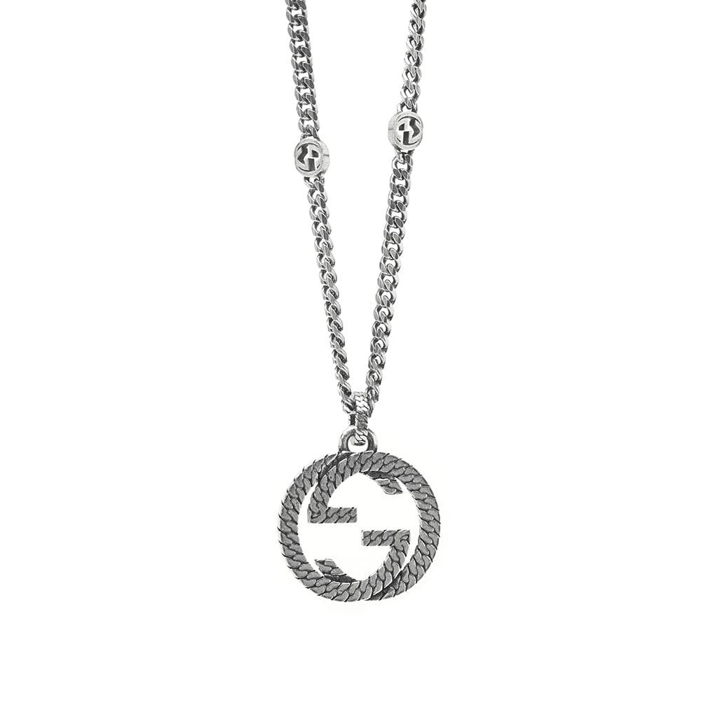Gucci Gucci Interlocking G Pendant Necklace商品第2张图片规格展示