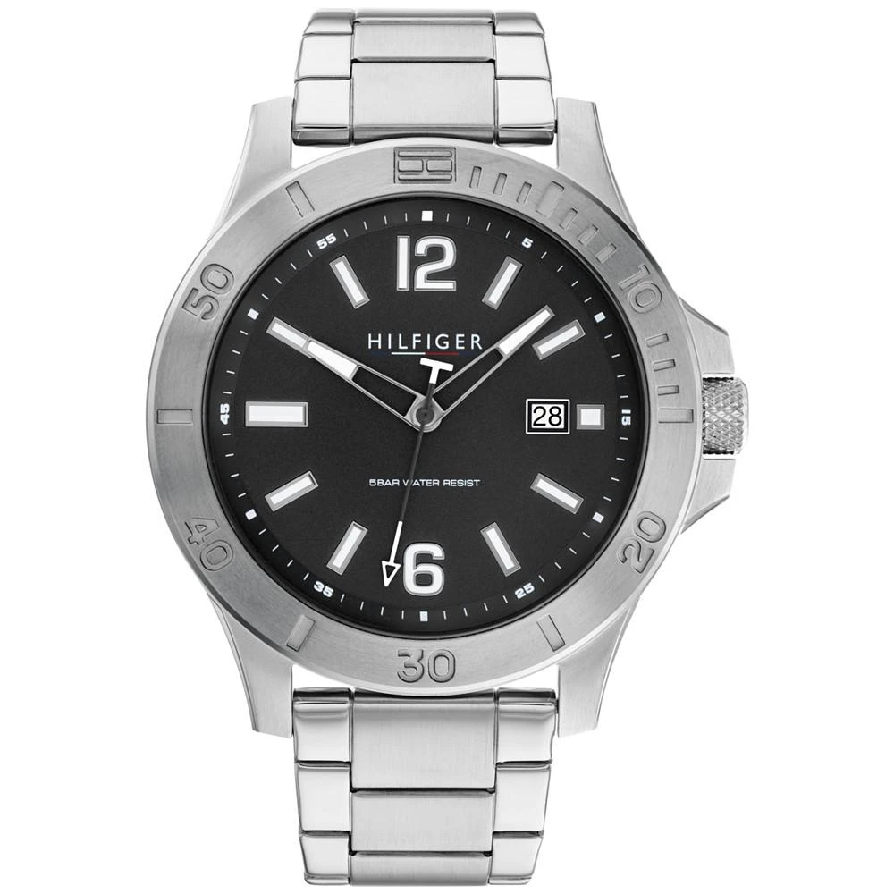 商品Tommy Hilfiger|Men's Stainless Steel Bracelet Watch 46mm,价格¥752,第1张图片