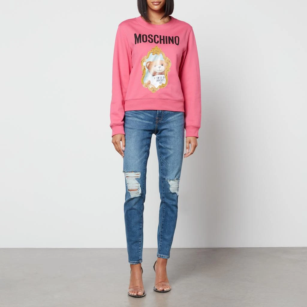 商品Moschino|Moschino Bear Cotton-Jersey Sweatshirt,价格¥660,第3张图片详细描述