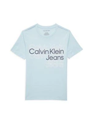 商品Calvin Klein|​Boy’s Multi Logo Tee,价格¥75,第1张图片