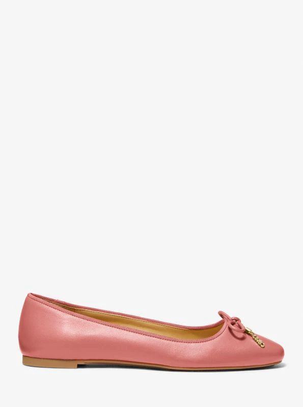 商品Michael Kors|Nori Leather Ballet Flat,价格¥524,第2张图片详细描述