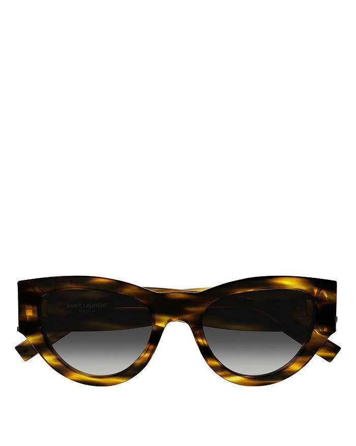 商品Yves Saint Laurent|Monogram Cat Eye Sunglasses, 53mm,价格¥3947,第2张图片详细描述