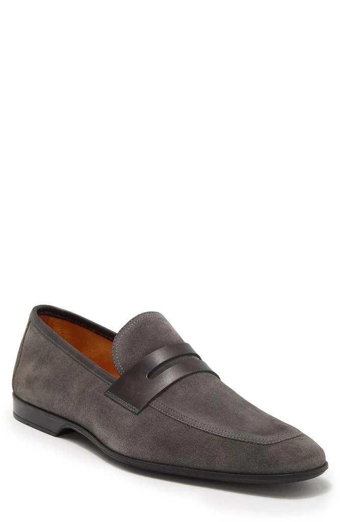商品Magnanni|Vince Suede Penny Loafer,价格¥1821,第1张图片