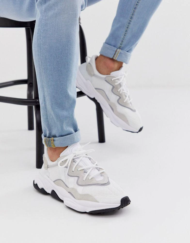 商品Adidas|adidas Originals Ozweego trainers in off white,价格¥710,第1张图片