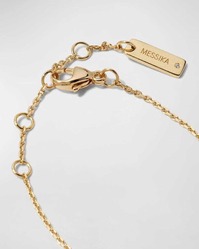 商品Messika|LUCKY EYE 18K YELLOW GOLD PAVE DIAMOND BRACELET,价格¥18570,第4张图片详细描述