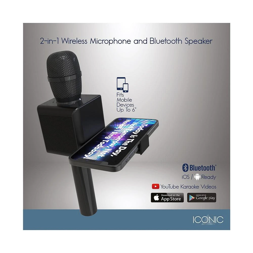 商品Tzumi|Iconic Bluetooth Karaoke Microphone and Speaker,价格¥186,第5张图片详细描述