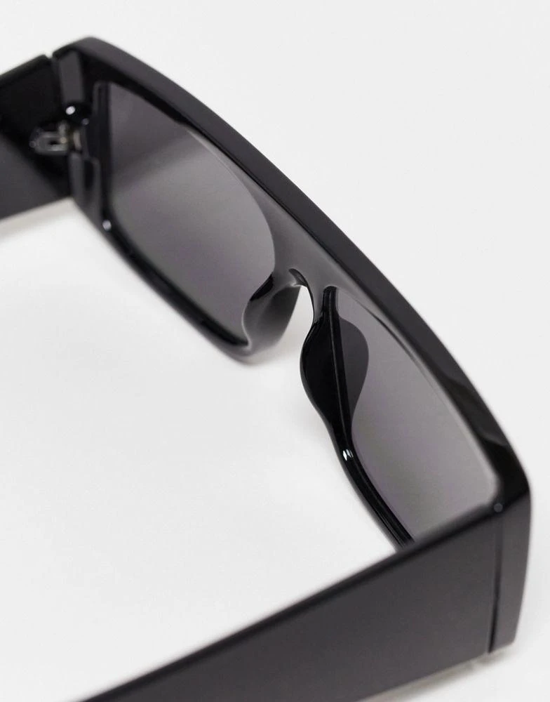 商品ASOS|ASOS Weekend Collective visor sunglasses with wide temple,价格¥74,第3张图片详细描述