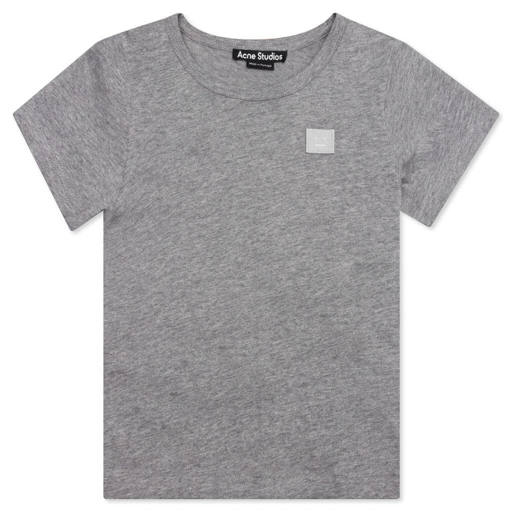 商品Acne Studios|Kid's Lightweight T-Shirt - Light Grey Melange,价格¥315,第1张图片