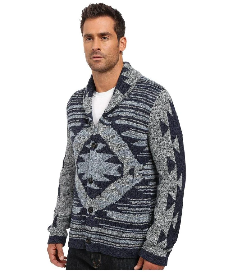 商品Lucky Brand|Ladder Back Jacquard Shawl Cardigan,价格¥721,第2张图片详细描述