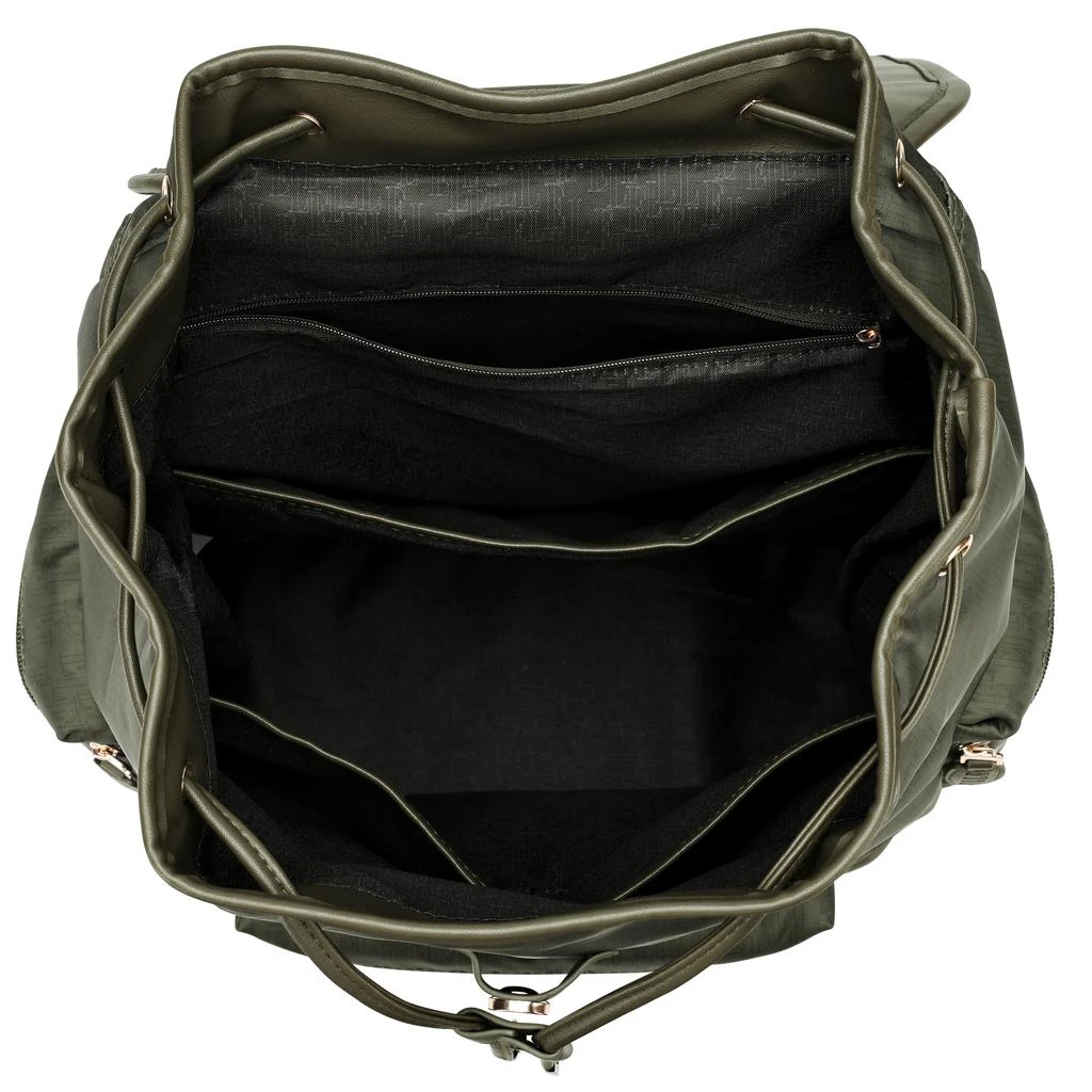 商品ELLE|Wayfarer 23L Monogram Travel Backpack | Olive Green,价格¥473,第4张图片详细描述