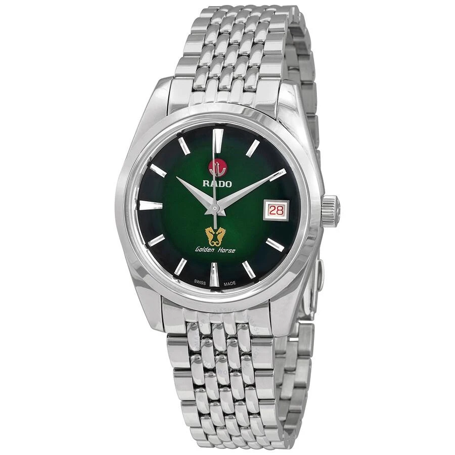 商品Rado|Golden Horse Automatic Green Dial Unisex Watch R33930313,价格¥11320,第1张图片