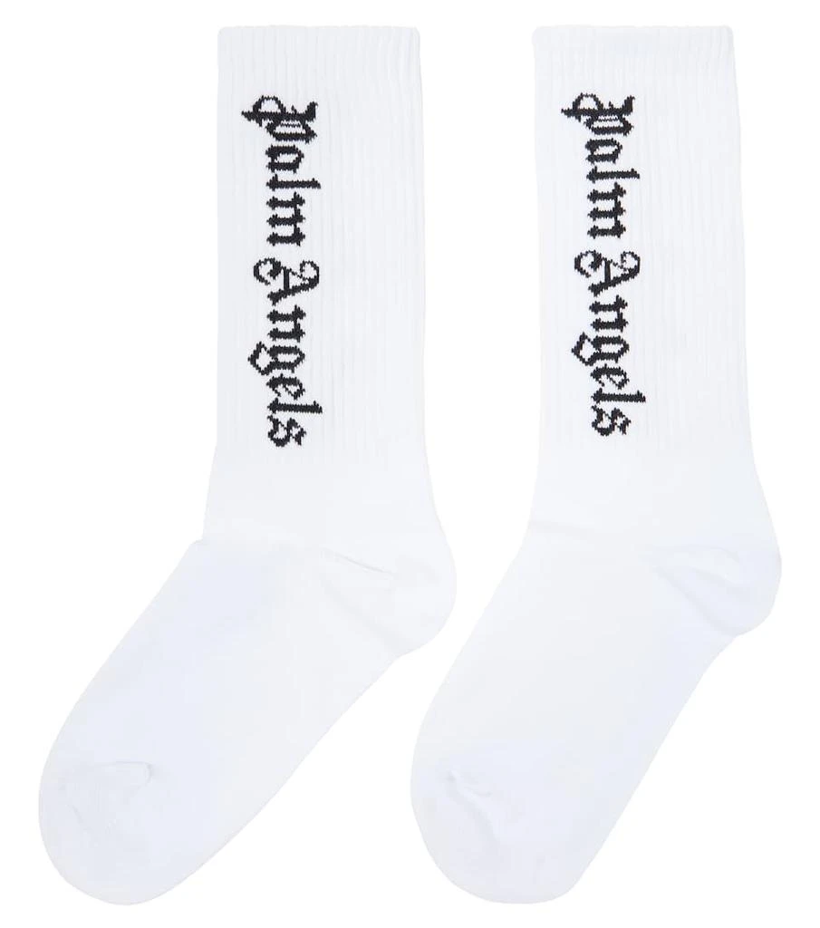 商品Palm Angels|Logo棉质混纺袜子,价格¥225,第3张图片详细描述