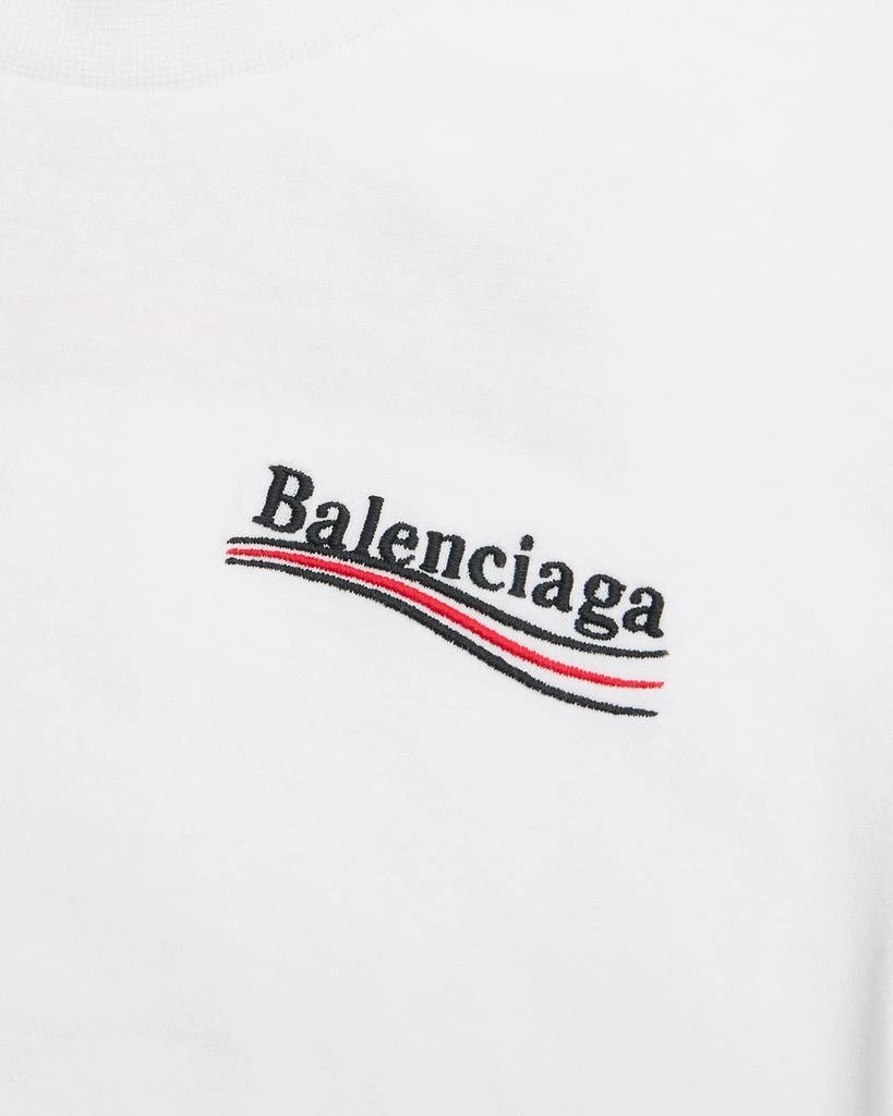 商品Balenciaga|Kid's Embroidered Political Logo T-Shirt, Size 2-10,价格¥1976,第3张图片详细描述