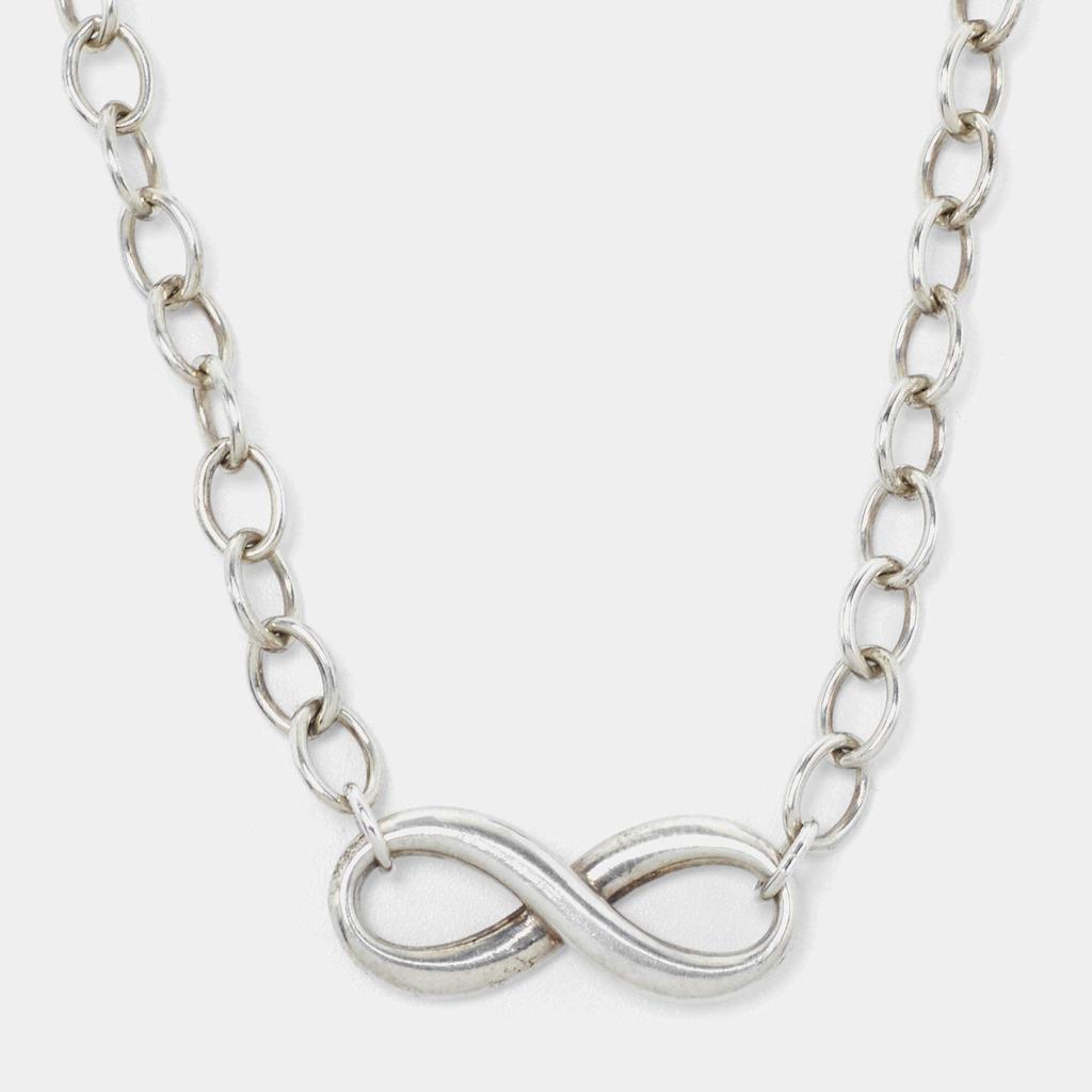 Tiffany & Co. Sterling Silver Infinity Pendant Necklace商品第1张图片规格展示