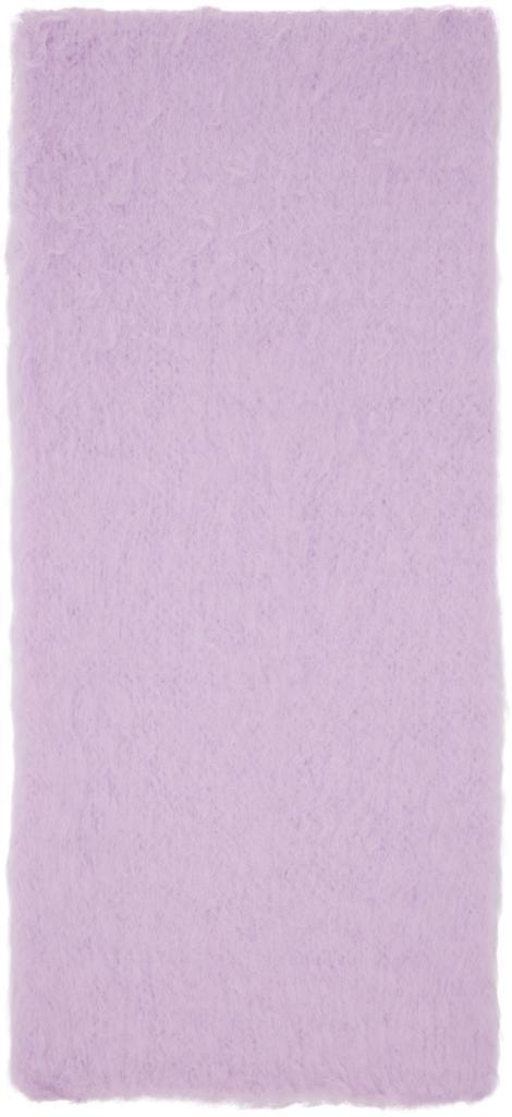 商品Acne Studios|Purple Brushed Scarf,价格¥2307,第4张图片详细描述