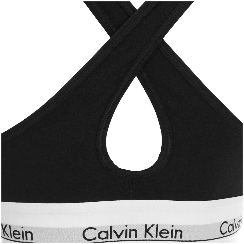 商品Calvin Klein|Calvin Klein Women's Modern Cotton Lift Bralette - Black,价格¥379,第4张图片详细描述
