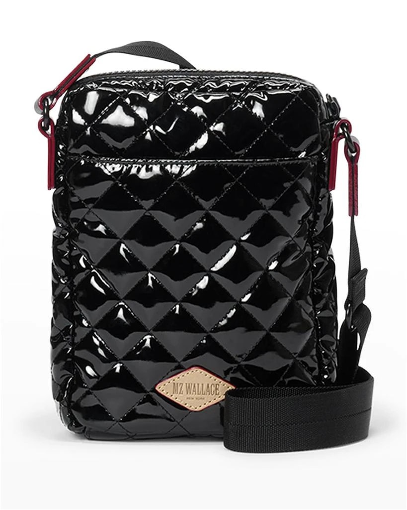 商品MZ Wallace|Metro Patent Quilted Crossbody Bag,价格¥1198,第2张图片详细描述