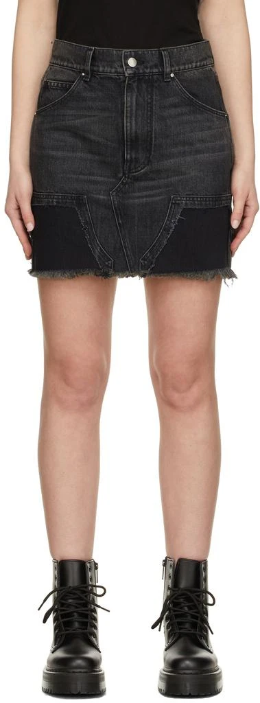 商品AMIRI|Black Carpenter Miniskirt,价格¥3739,第1张图片