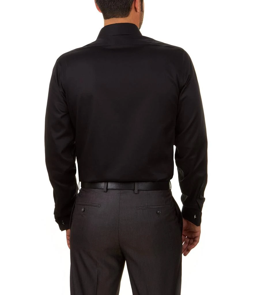 商品Calvin Klein|Dress Shirt Slim Fit Non Iron Herringbone French Cuff,价格¥327,第4张图片详细描述