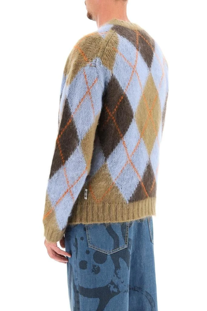 商品Kenzo|WOOL AND MOHAIR ARGYLE CARDIGAN,价格¥1578,第4张图片详细描述