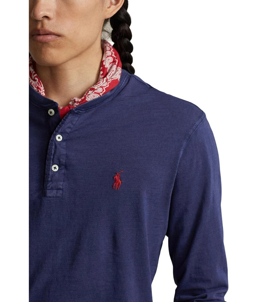 商品Ralph Lauren|Slub Jersey Henley Shirt,价格¥566,第3张图片详细描述