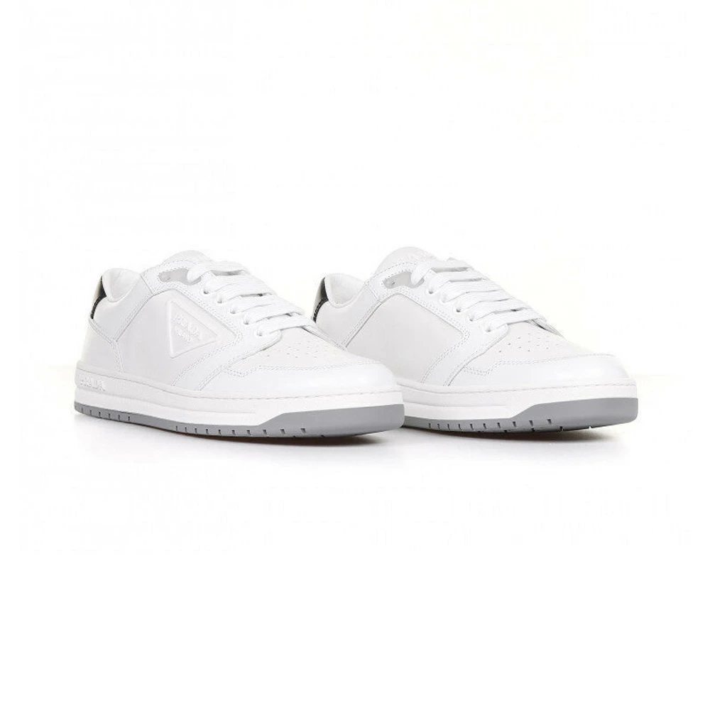 PRADA 女士白色皮革系带休闲运动鞋 1E790M-3LJ6-F097W 商品
