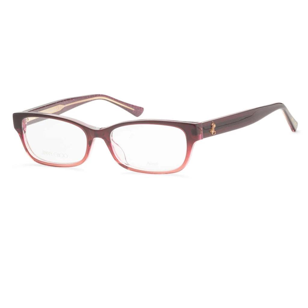 商品Jimmy Choo|Jimmy Choo 红色 长方形 眼镜,价格¥370,第1张图片