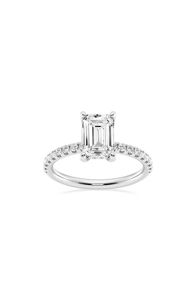 商品Badgley Mischka|14K Gold Emerald Cut Lab Created Diamond Ring - 2.20ct.,价格¥17457,第1张图片