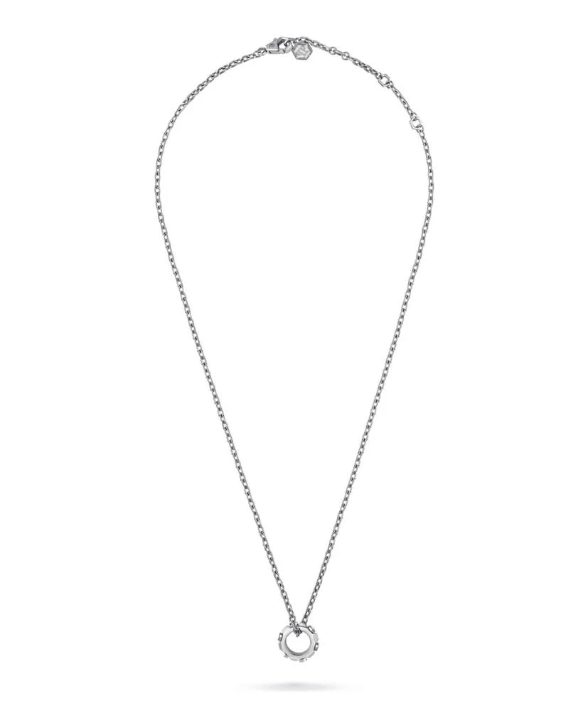 商品Philipp Plein|The Plein Cuff Crystal Cable Chain Necklace,价格¥1187,第1张图片