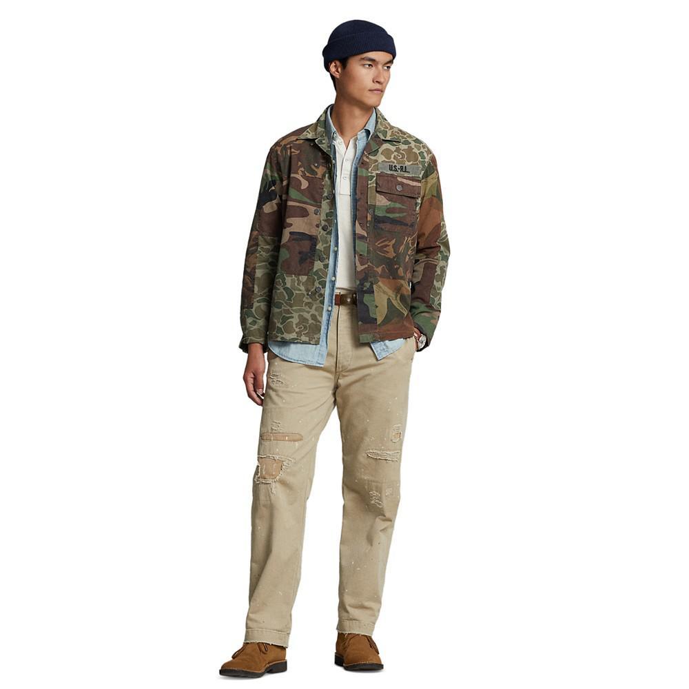 商品Ralph Lauren|Men's Patchwork Camo Twill Shirt Jacket,价格¥1762,第6张图片详细描述
