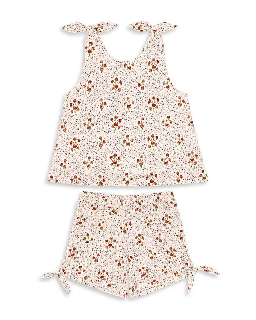 商品Minnow|Girls' Tie Knot Top & Bloomers Set - Baby, Little Kid, Big Kid,价格¥525,第1张图片