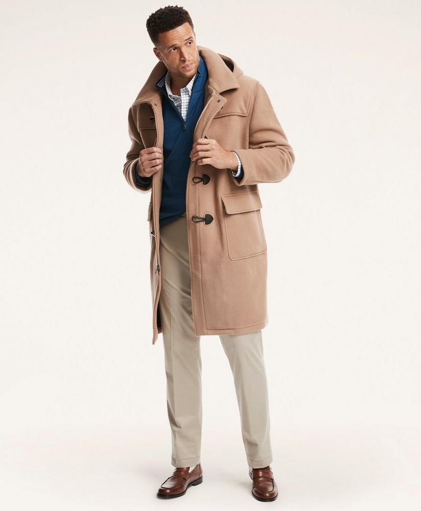 商品Brooks Brothers|Big & Tall Classic Wool Duffle Coat,价格¥6843,第4张图片详细描述