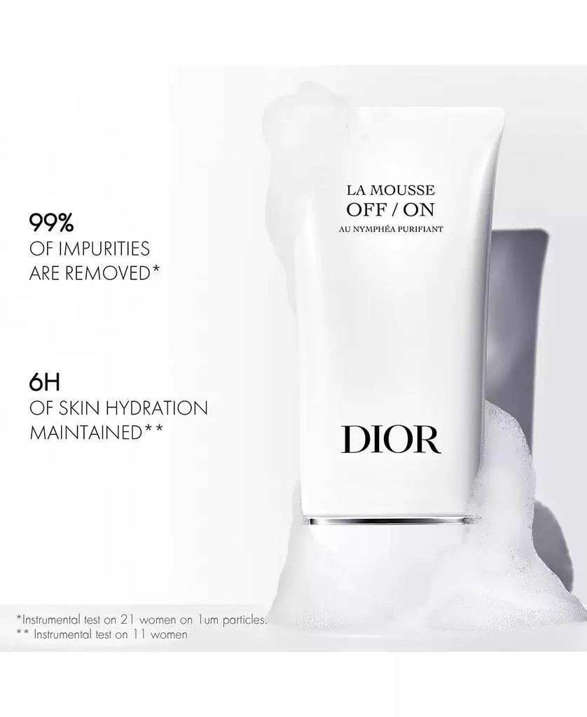 商品Dior|La Mousse OFF/ON Foaming Face Cleanser, 5 oz.,价格¥395,第5张图片详细描述