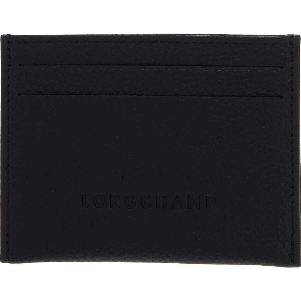 商品Longchamp|Longchamp Le Foulonne Leather Logo Small Cardholder,价格¥403,第1张图片