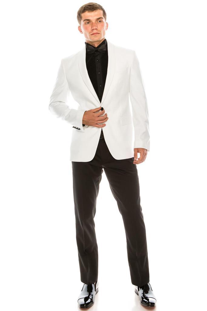 商品RON TOMSON|Shawl Lapel Tuxedo Jacket,价格¥3512,第5张图片详细描述