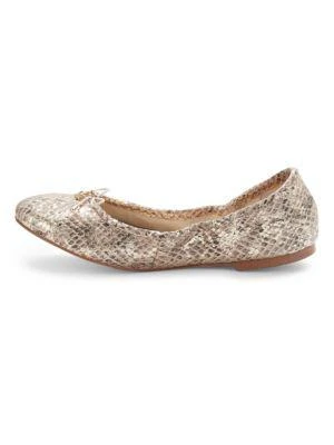 商品Sam Edelman|​Felicia Snakeskin-Embossed Leather Ballet Flats,价格¥751,第4张图片详细描述