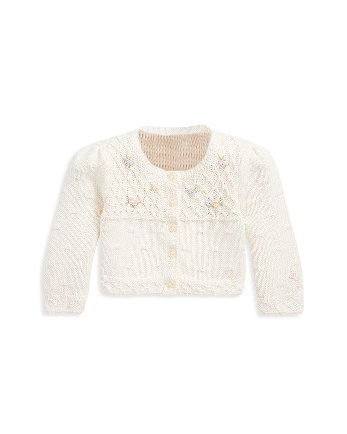 商品Ralph Lauren|Girls' Floral Cotton Cardigan - Baby,价格¥797,第1张图片