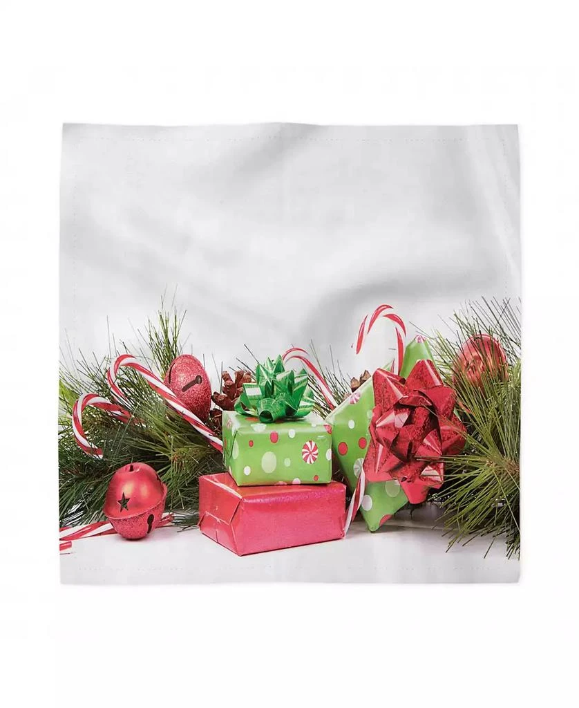 商品Ambesonne|Christmas Set of 4 Napkins, 18" x 18",价格¥185,第2张图片详细描述